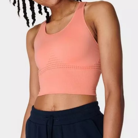 Sweaty Betty Stamina Longline Workout Bra - Picture 1 of 10